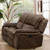 Henricus Transitional Manual Recliner Loveseat