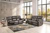 Josias I Transitional Leatherette Manual Recliner Sofa