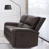 Vasilios Transitional Power Recliner Loveseat