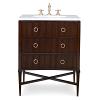 28.50" Reeded Sink Chest Bathroom Vanity