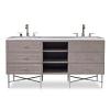 68" Woodbury Double Sink Chest Bathroom Vanity