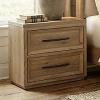 Helios Transitional Natural Nightstand