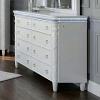 Swindon Glam Pearl White Dresser