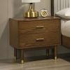 Ripley Mid-Century Modern Walnut Nightstand