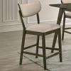 Huttwil Mid-Century Modern Counter Ht. Chair Set of 2