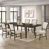 Doconde Transitional Espresso Dining Table