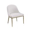 Balvi Contemporary Matte Gold Side Chair