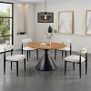 Athan Contemporary Round Dining Table