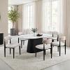 Lynton Contemporary Oval Dining Table