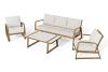 McKinley 4 Pcs Patio Conversation Sofa Set