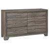 Wright Brown Oak Dresser