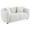 Aleisha Fabric Upholstered Sand Loveseat