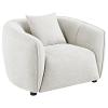 Aleisha Fabric Upholstered Sand Accent Chair