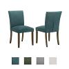 Paxton Wood Brown Dining Side Chair Set of 2