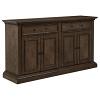 Ridgewell 2-drawer 4-door Dark Oak Dining Server