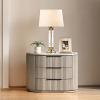Leanna Composite Wood Light Oak Nightstand