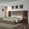 Marcelino Brown Beige Eastern King Bed