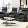Toohey Upholstered Home Theater Push Back Recliner