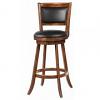 Broxton Upholstered Swivel Bar Chair Set of 2
