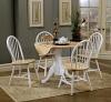 Allison Round 40-inch Drop Leaf Extension Dining Table