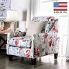 Nadene Sloped Arms Floral Chair