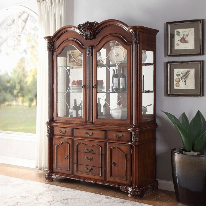 Chateau De Ville Cherry Buffet & Hutch