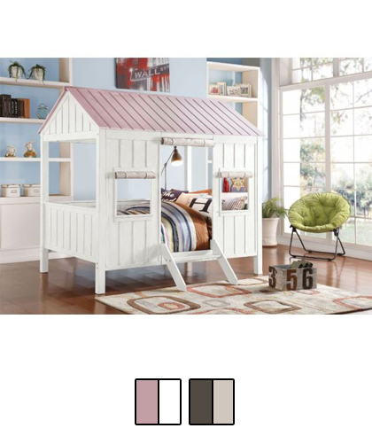 Spring Cottage Theme Youth Full Bed
