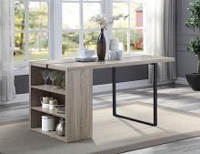 Patwin Dining Table with Built-in Shelving