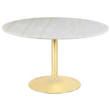 Kella Round 50-inch Marble Top Dining Table