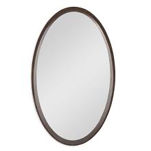 Oval Orbit Mirror - Walnut
