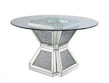 Noralie Dining Table with Hourglass Pedestal