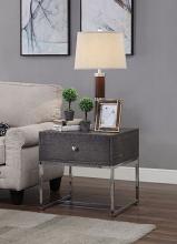 Iban Gray Oak End Table