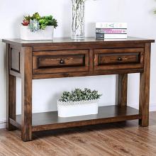 Annabel Rustic Walnut Sofa Table