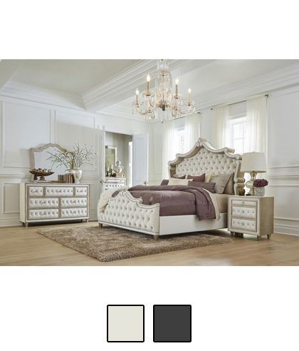 Antonella Upholstered Tufted Bed Antonella Upholstered Tufted Bed