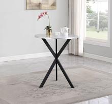 Kenzo Round 32-inch Galvanized Steel Bistro Bar Table