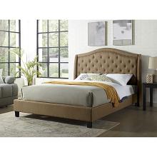 Carly Button Tufted Platform Bed
