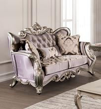 Albacete Traditional Loveseat with Carved Details