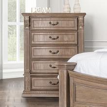 Seven Oaks Transitional Chest with Carved Details