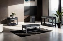 Sterling West Modern Contemporary Rectangular Cocktail Table with Casters