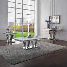 Satinka Traditional Marble Top Coffee Table