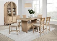Kailani Cane Counter Height Storage Dining Table