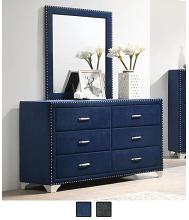 Melody 6-drawer Upholstered Dresser
