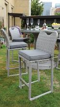 Cyprus Stackable Wicker Bar Chair - Set of 6