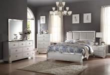 Voeville II Platinum Bed with Padded Headboard