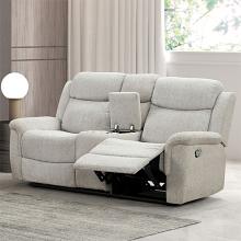 Sandbach Contemporary Manual Reclining Loveseat with Console