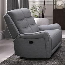 Matthias Transitional Modern Scroll Arm Manual Loveseat w/ Welt Trim