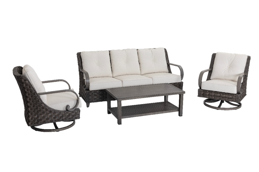 Owens Swivel Patio Sofa Set