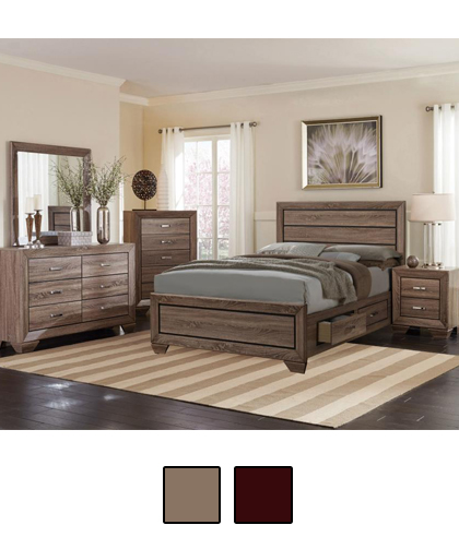 Kauffman Bed with Storage Footboard Kauffman Bed with Storage Footboard