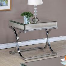 Sundance Chrome Mirror Top End Table