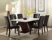 Forbes Rectangular Dining Table with Marble Top